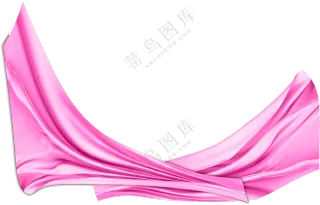粉色的绸缎