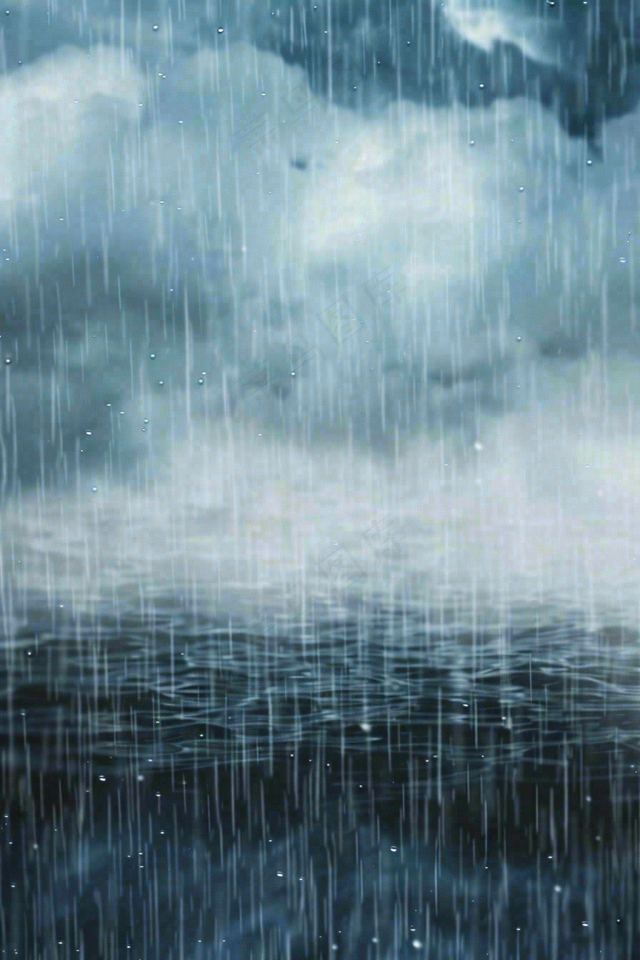 暴雨天气预警摄影图