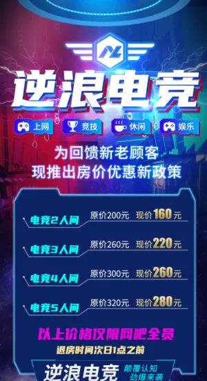 电竞、网咖 网吧海报图片