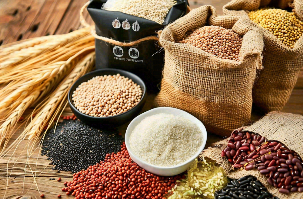 世界粮食日谷物米饭稻谷小麦摄影图