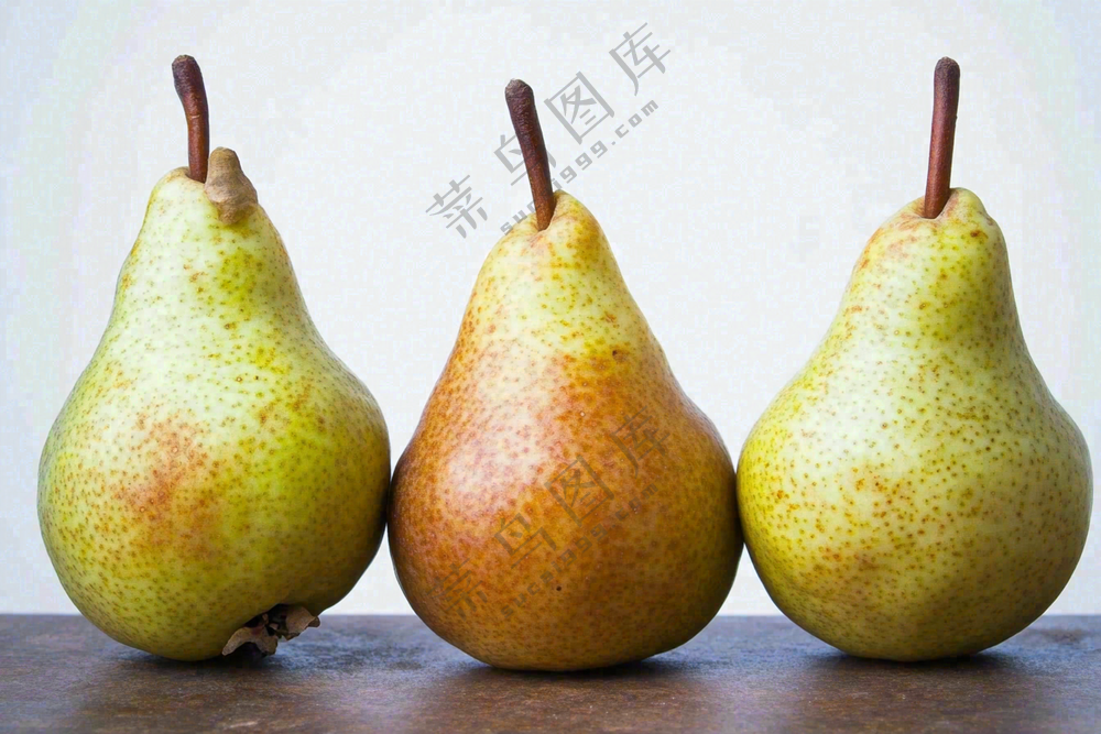新鲜水果梨子摄影图