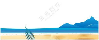 海边沙滩背景