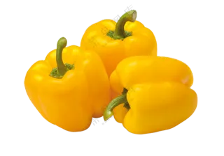 几个个大肉厚黄色彩椒免抠图片素材