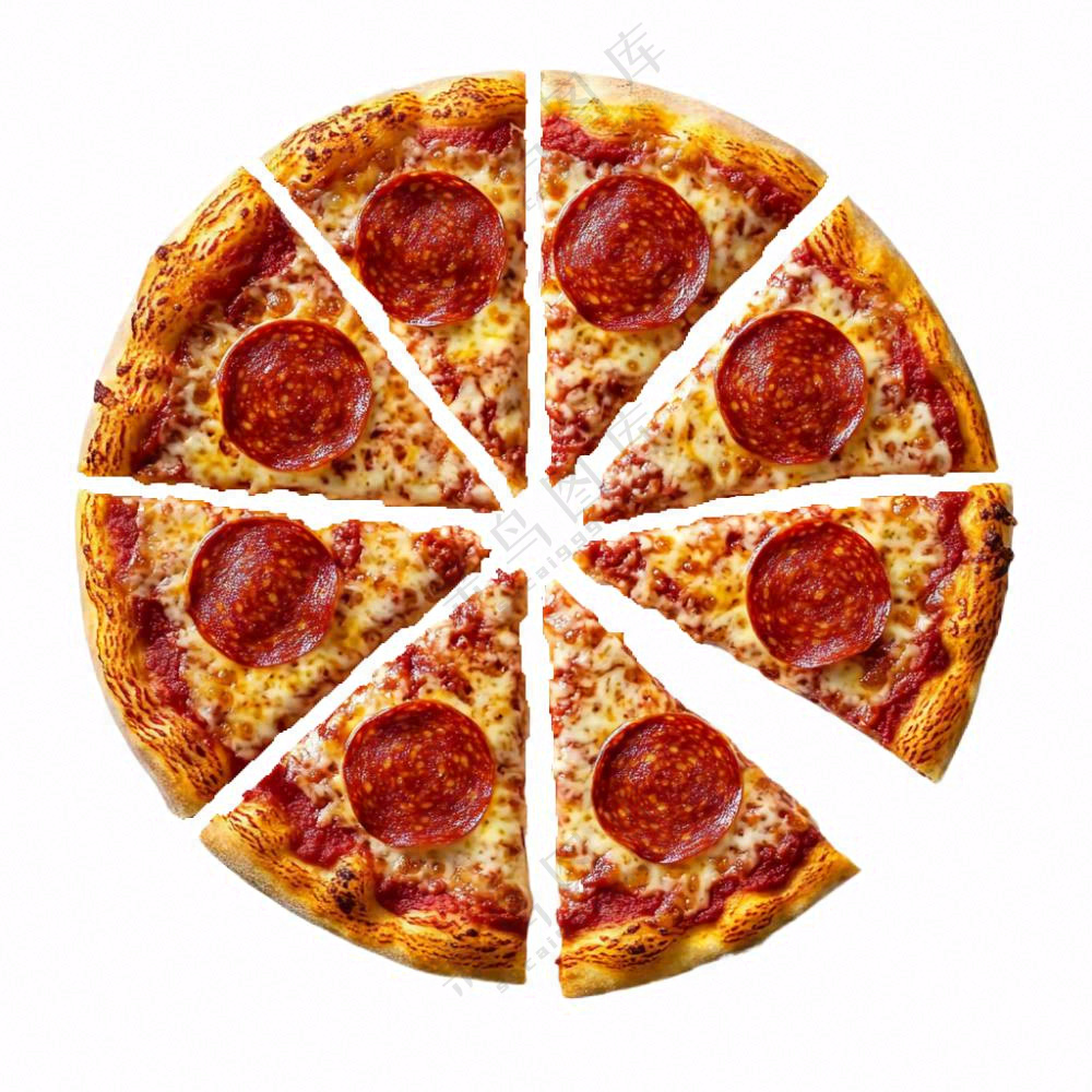 美味的披萨美食摄影图免抠