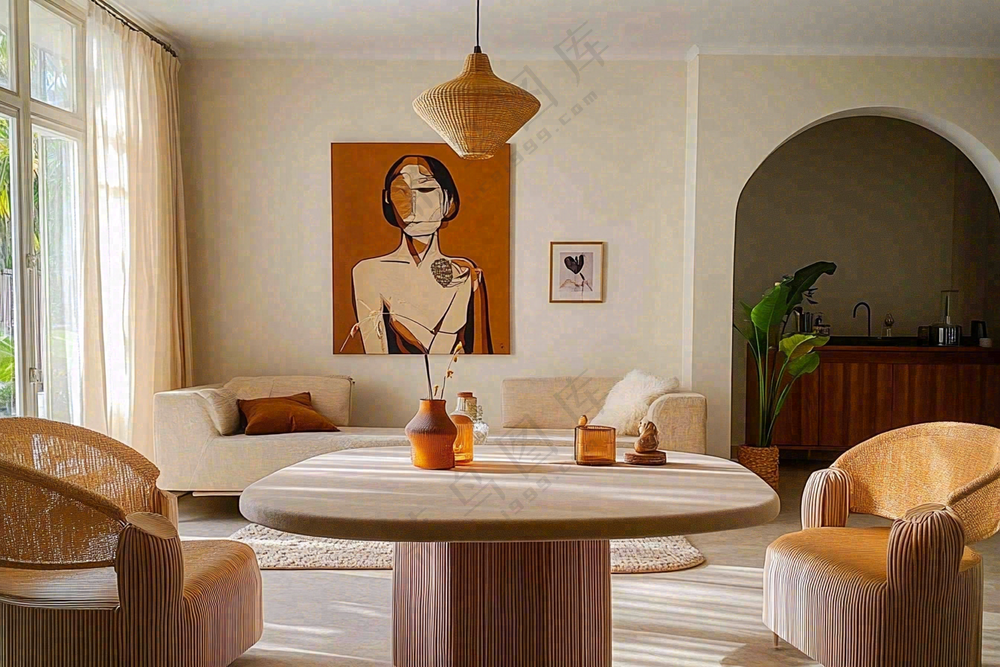 家装家居设计简约风室内装修摄影图