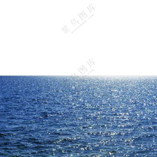 水面上的粼粼波光风景免抠图片素材