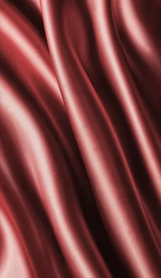 红色丝绸绸缎布匹图