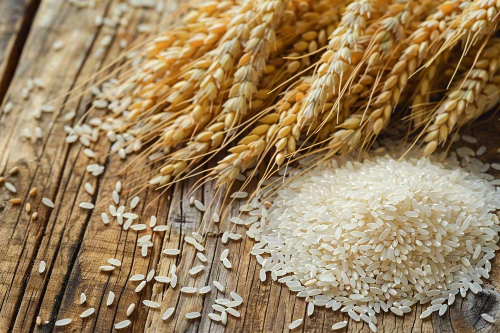 世界粮食日谷物米饭稻谷小麦摄影图