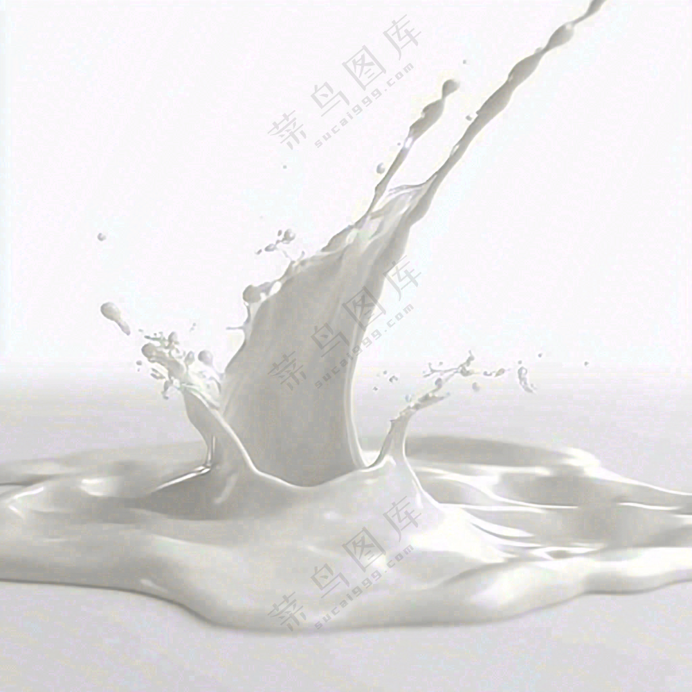 白色的牛奶飞溅摄影图