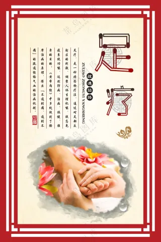 足疗中医养生海报