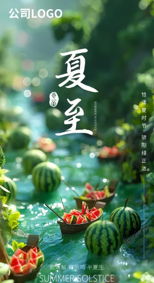 夏至节气海报