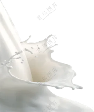 倾倒飞溅状态牛奶元素免抠图片素材