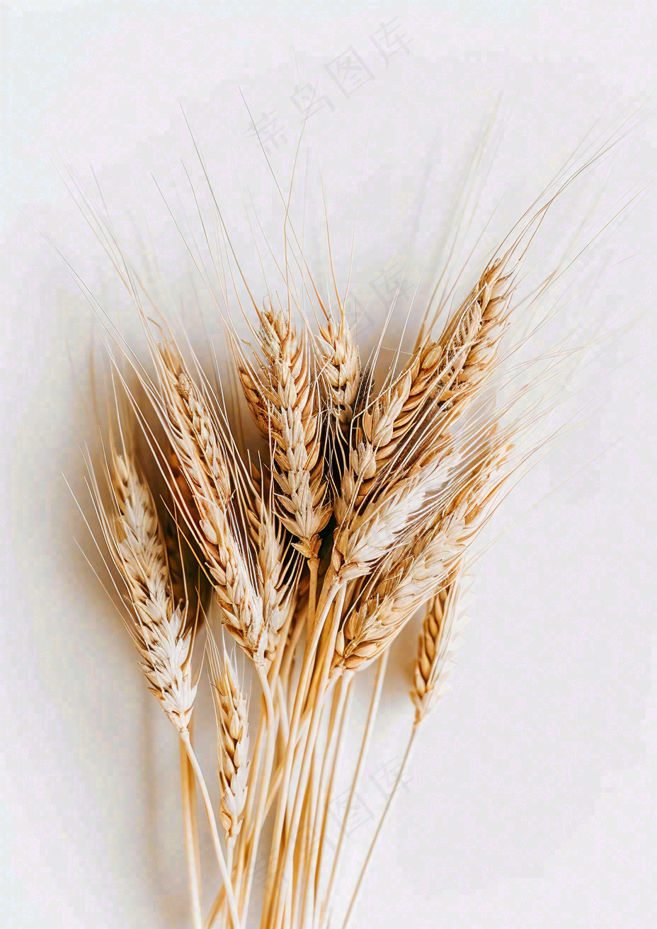 秋天小麦麦穗粮食芒种立秋秋分摄影图