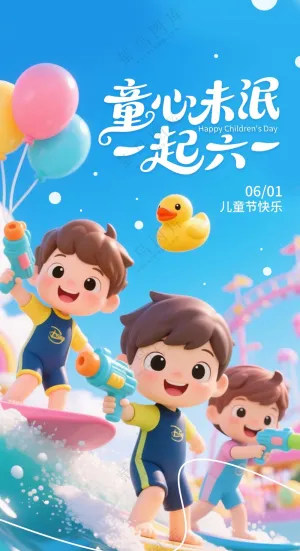 六一儿童节创意海报 (45)