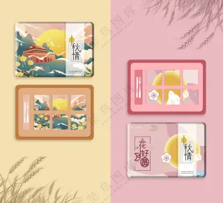 中秋节包装礼盒样机049