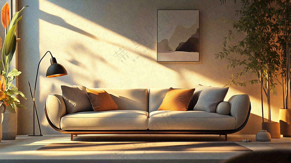 家装家居设计简约风室内装修摄影图