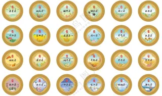 二十四节气茶盖贴