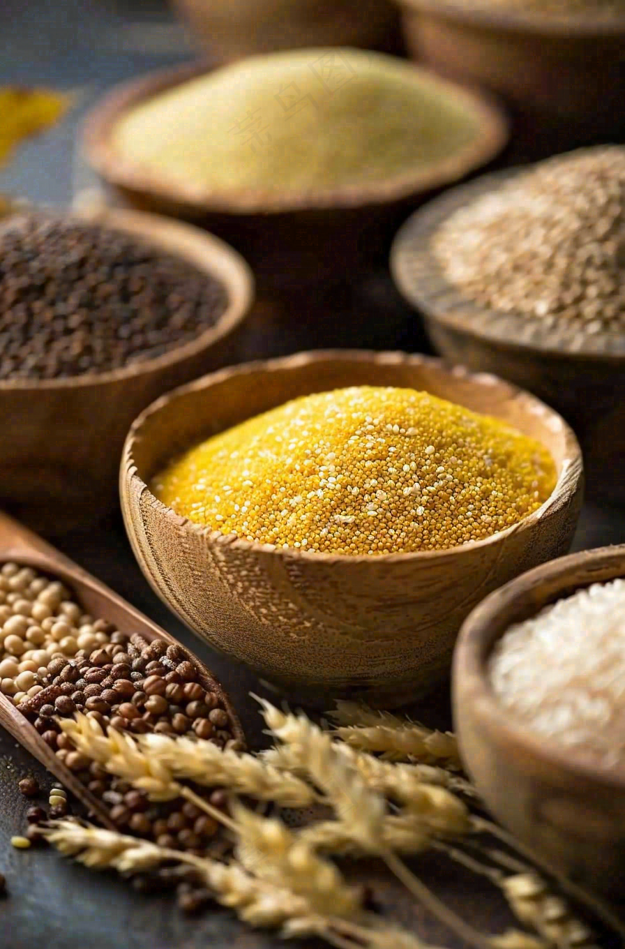 世界粮食日谷物米饭稻谷小麦摄影图