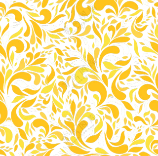 橙黄色的抽象效果装饰图案免抠图片