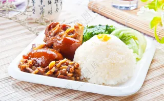 猪脚饭图片