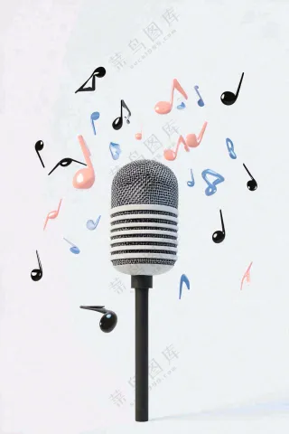 音乐话筒麦摄影图