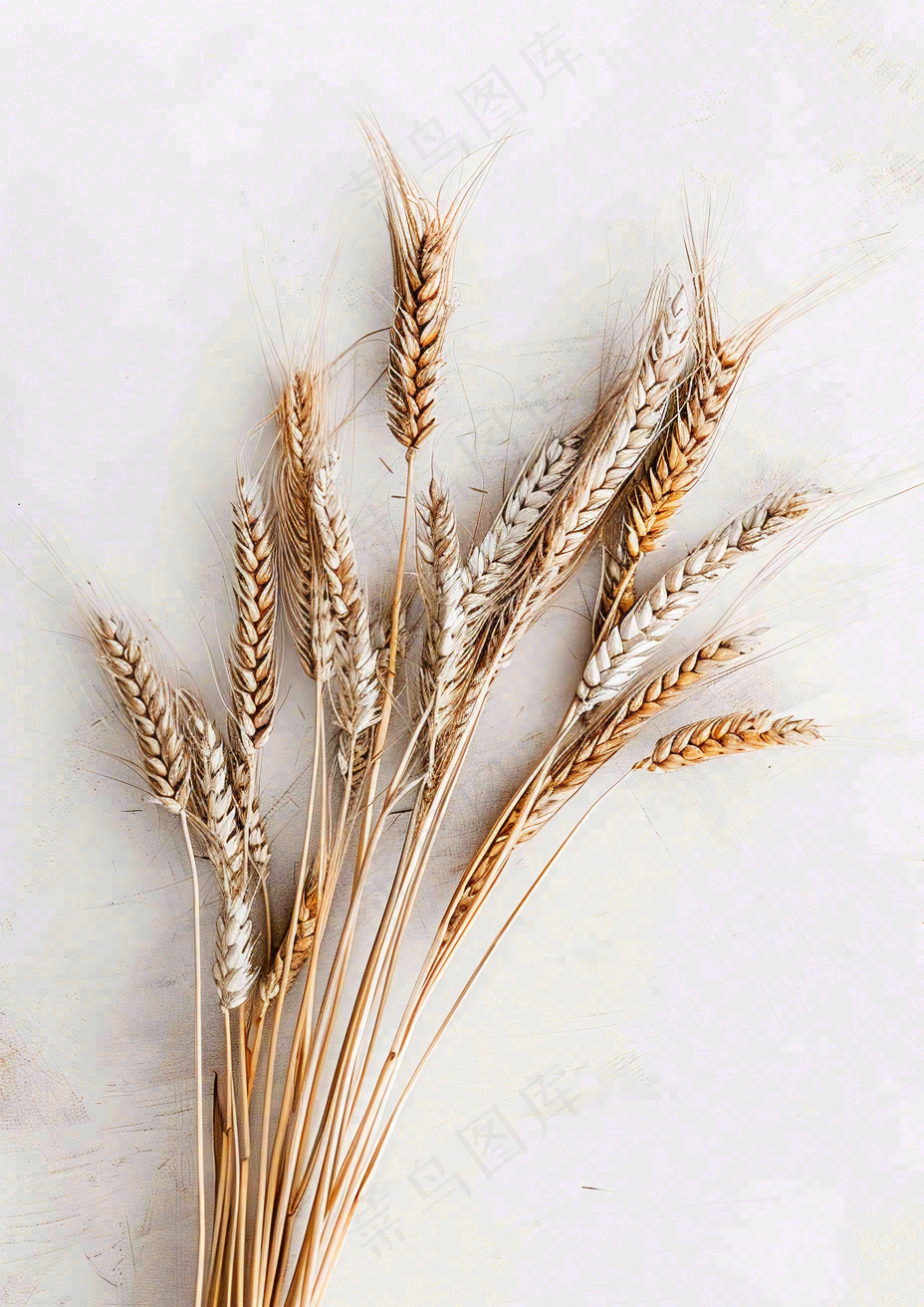 秋天小麦麦穗粮食芒种立秋秋分摄影图