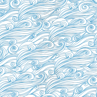 蓝色涡旋效果抽象图案免抠图片素材