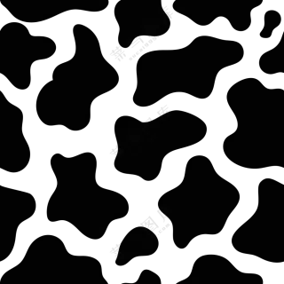 黑白抽象图案四方连续效果免抠图片