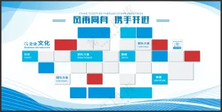公司企业文化墙