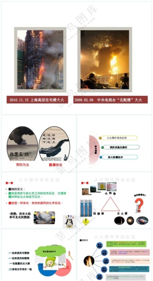 白色职场风消防知识培训预览图