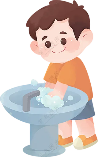 勤洗手  宣传  讲卫生  免扣素材  透明素材   洗手