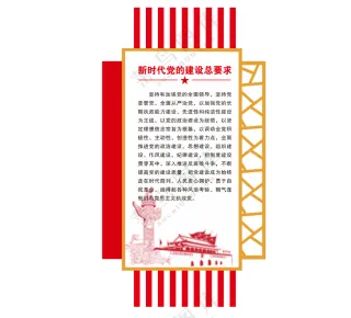 党建造型展板
