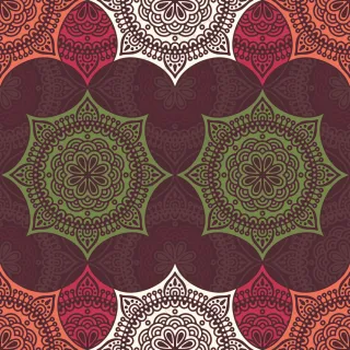 复古花纹背景