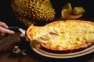 榴莲披萨图片