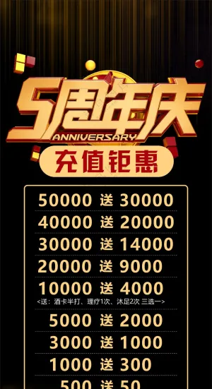 周年庆促销展架海报