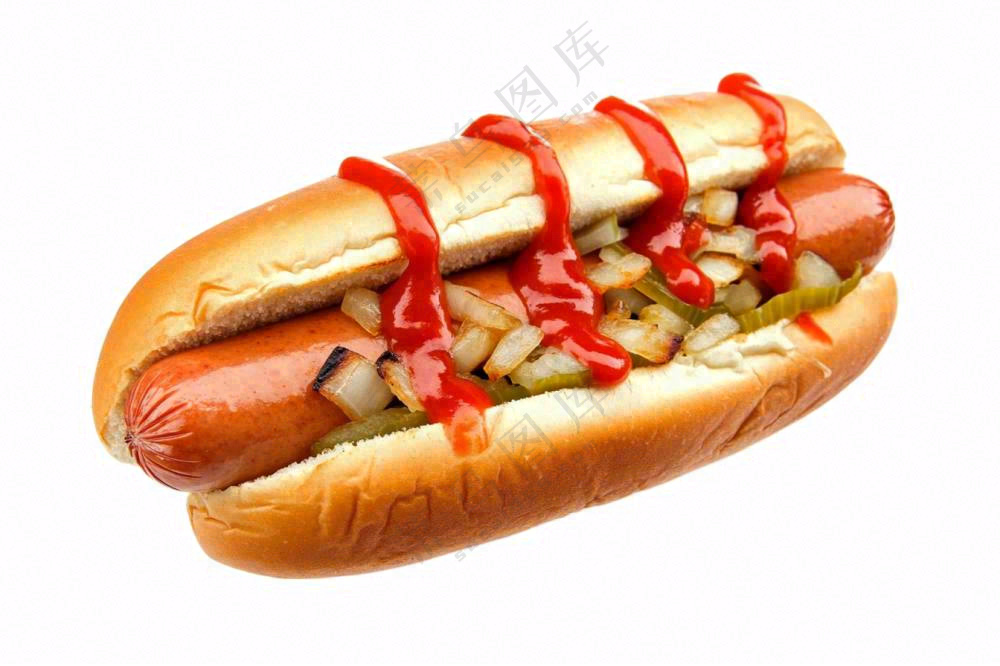 三明治汉堡摄影图免抠