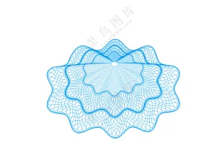团花  防伪底纹