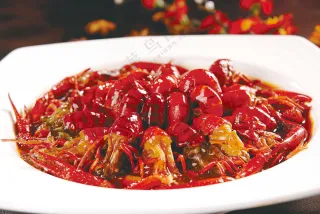 油焖小龙虾美食图片