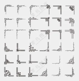 边框花边矢量素材