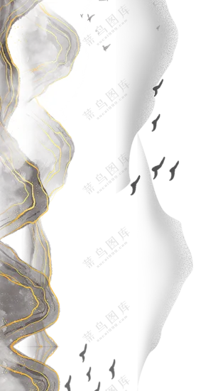 水墨画  免扣素材  透明素材  水墨画日出