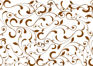 横向拼接棕色花纹图案免抠图片素材