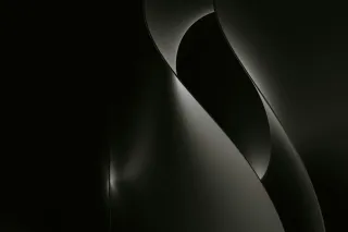 黑色扭曲抽象背景图