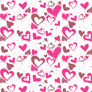 不同形态的心形情人节图案免抠素材