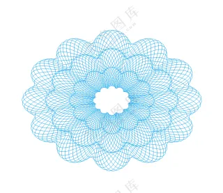 团花  防伪团花