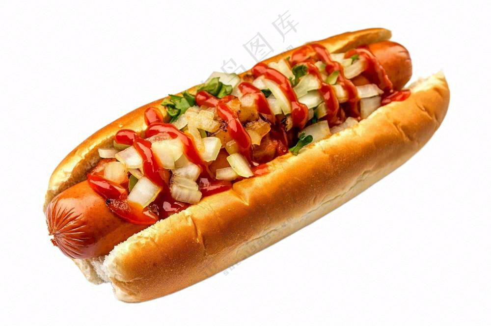 三明治汉堡摄影图免抠