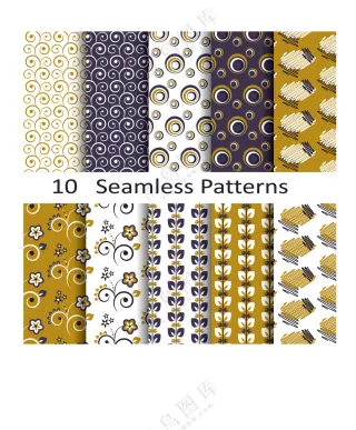 10款几何图案背景