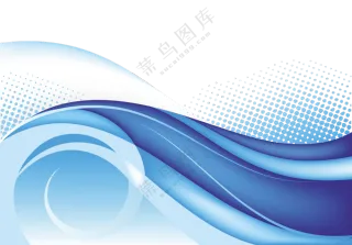 半调图案波形曲线创意设计免抠图片