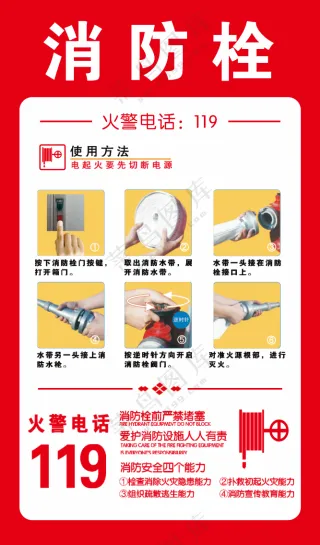 消防栓使用方法