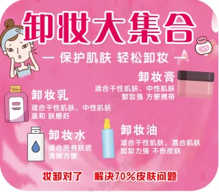 卸妆大集合图片