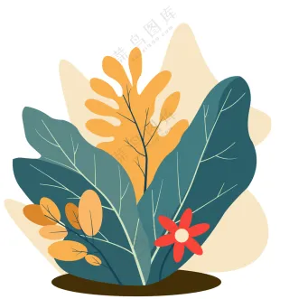 植物插画矢量图